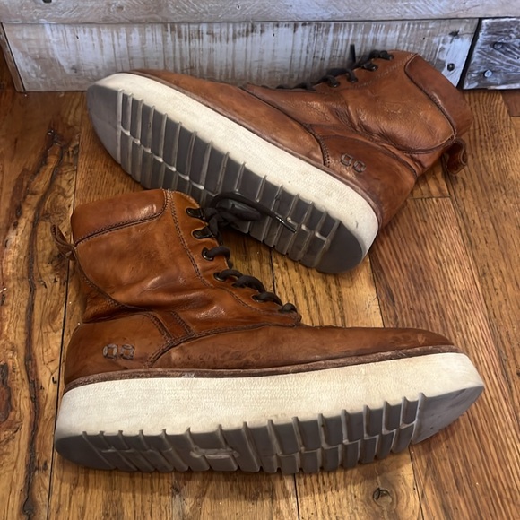 Bed Stu Tan Leather Ankle Boots - Picture 3 of 4